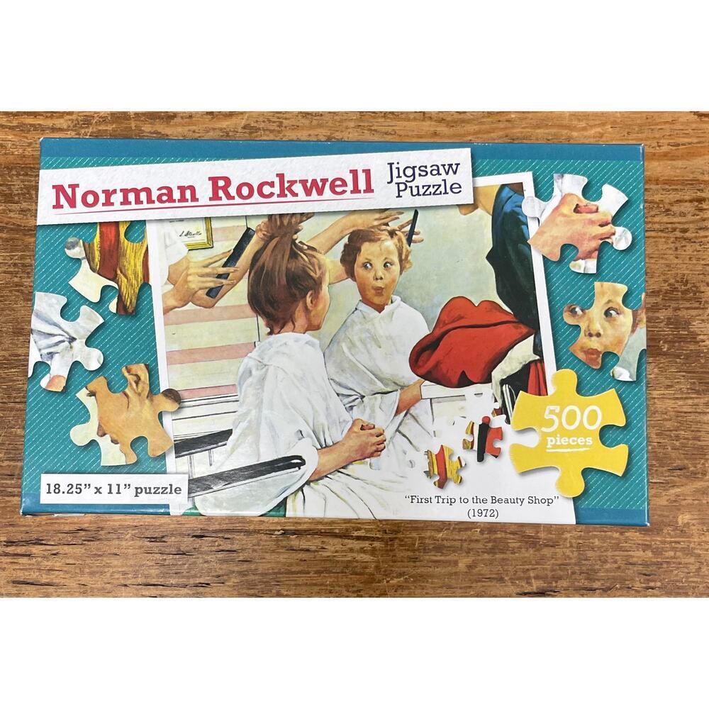 Norman Rockwell "First Trip to the Beauty Shop" 500 Piece